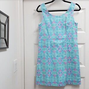 𝅺PASTEL baroque print mini dress by Kaeli Smith